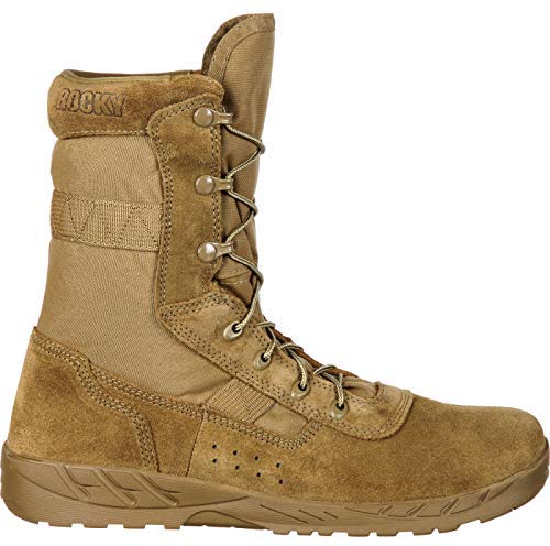 ROCKY Men's RKC065 Military and Tactical Boot, Coyote Brown, 9 M US