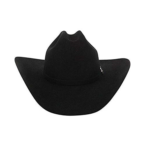 Stetson Men's Apache 4X Buffalo Felt Cowboy Hat Black 7