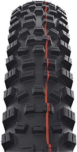 Schwalbe - Hans Dampf All Terrian and All MTB Tubeless Folding Bike Tire | 27.5 x 2.35 | Evolution Line, Addix Soft | Black/Tan