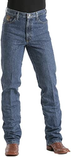 Cinch Men's Jeans Bronze Label Slim Fit Big and Tall Dark Stone 42W x 38L