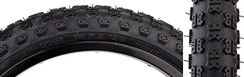 SUNLITE MX3 BMX Tires, 12.5" x 2.25", Black/Black