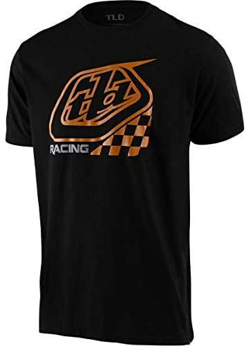 Troy Lee Designs Precision 2.0 Checkers T-Shirt (Large) (Black)
