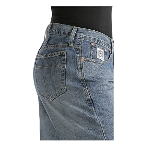Cinch Men's Jeans White Label Relaxed Fit Medium Stonewash Light Stone 34W x 36L