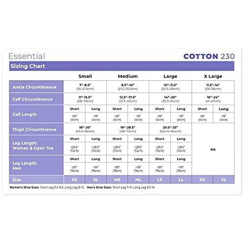 Sigvaris Womenâ€™s Essential Cotton 230 Closed Toe Calf-High Socks 20-30mmHg