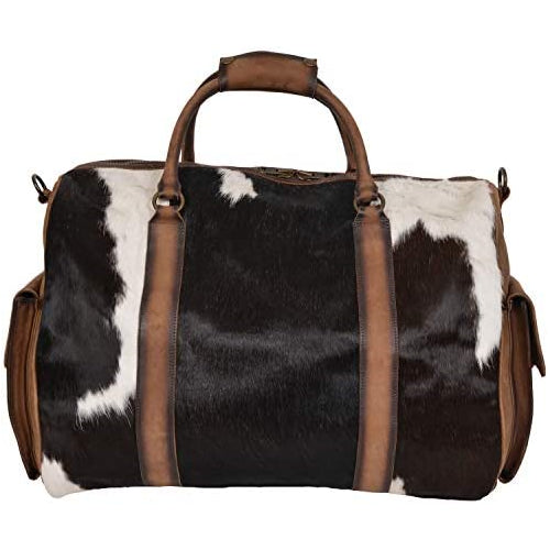 STS Ranchwear Cowhide Duffel Bag Cowhide/Tornado Brown One Size