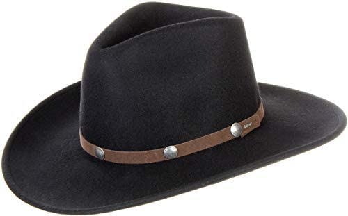 Stetson Tahoe Crushable Wool Cowboy Hat Black