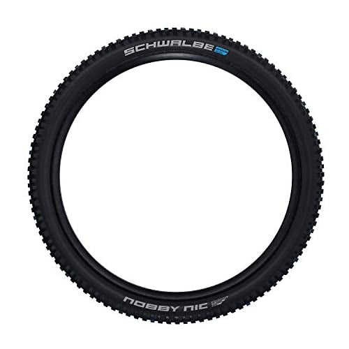 SCHWALBE - Nobby Nic All MTB, Touring and Enduro Tubeless Folding Bike Tire | 27.5 x 2.35 | Evolution Line, Addix SpeedGrip, Super Ground | Black