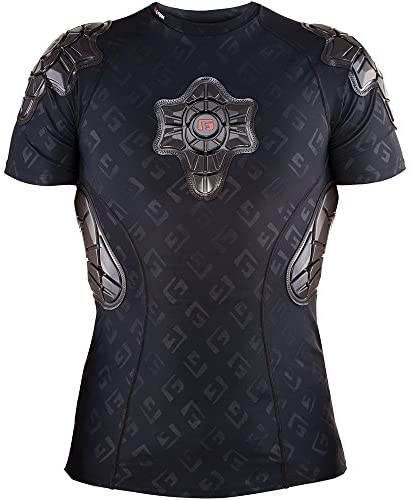 G-Form Pro-X Padded Compression Shirt, Black Logo, Adult Large