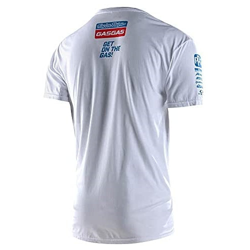 Troy Lee Designs Men's TLD Gasgas Team 21 Shirts,Small,White