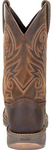 Durango Men's Ultralite Distressed Western Boot Square Toe Distressed Brown 12 D