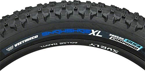 Vee Rubber Snowshoe Xl Fat Bike Tire: 26" X 4.8" 120 Tpi Folding Bead Silica Compound, Black
