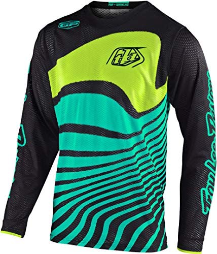 Troy Lee Designs 2020 Youth GP Air Jersey - Drift (X-Large) (Black/Turquoise)