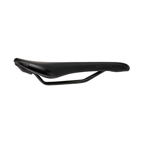 Ergon - SM Pro Ergonomic Comfort Bicycle Saddle | for All Mountain, Trail, Gravel and Bikepacking Bikes | Mens | Small/Medium | Stealth Black