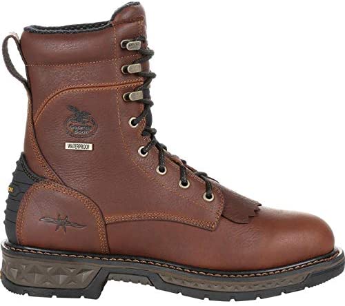 Georgia Men's Boot Carbo-Tec Lt Waterproof Work Steel Toe Brown 11.5 EE