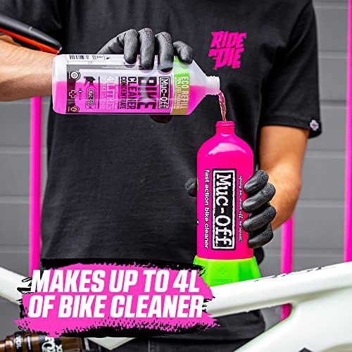 Muc-Off Bike Cleaner Concentrate, 5 Liter - Fast-Action, Biodegradable Nano Gel Refill - Mixes with Water to Make Up to 20 Liters of Bike Wash