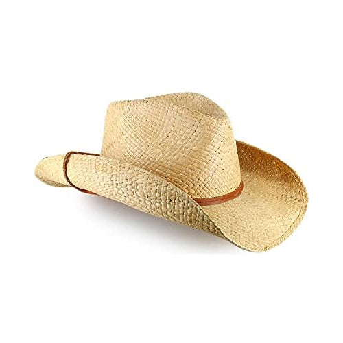 Stetson Men's Straw Fashion Cowboy Hat Natural Large