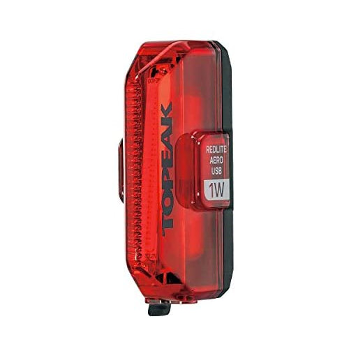 TOPEAK LIGHTS RedLite Aero USB Black/Red 4 Rear Silicone Strap USB