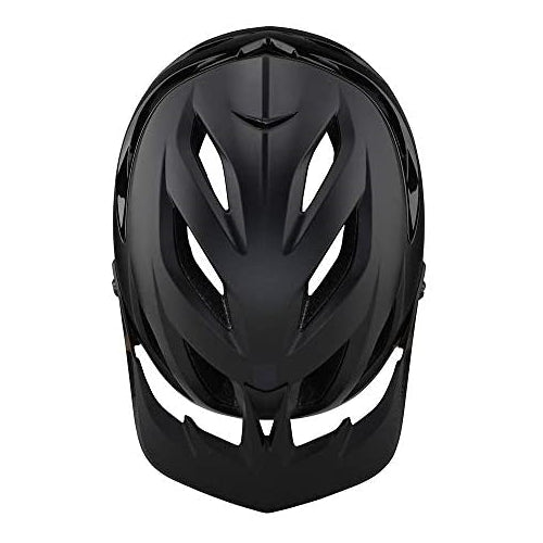 Troy Lee Designs A3 Adult Mountain Bike Helmet w MIPS, EPP, EPS. Premium, 16 Vents, 3 Way Adjustable, Lightweight. Detachable Visor. All Mountain, Enduro, Gravel, Trail, BMX, Off Road - Black, XS/SM