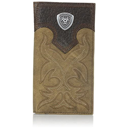 Ariat Ariat Shield Boot Stitch Rodeo Wallet Wallet Medium Distressed Brown One Size