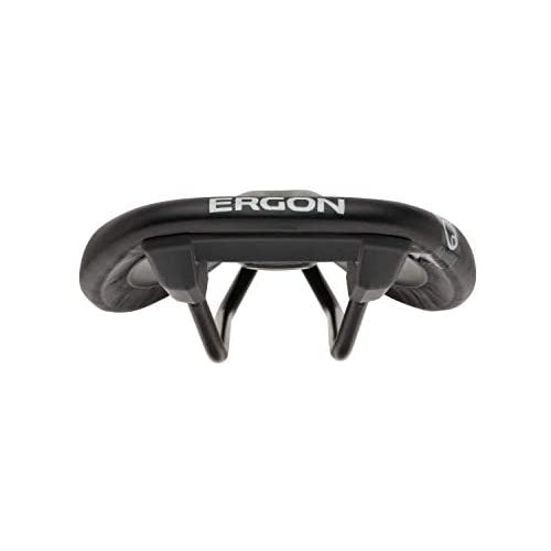 Ergon - SM Sport Ergonomic Comfort Bicycle Saddle | for All Mountain, Trail, Gravel and Bikepacking Bikes | Mens | Small/Medium | Black