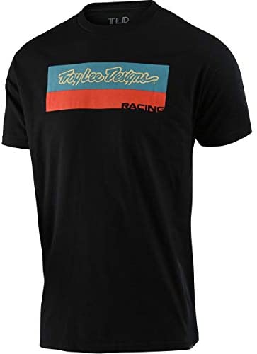 Troy Lee Designs Racing Block T-Shirt (Medium) (Black)