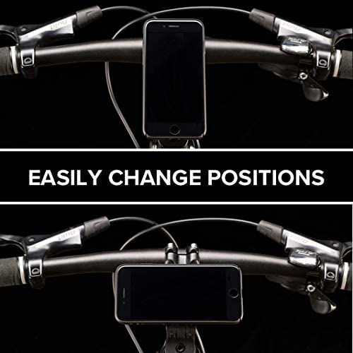 F3 Cycling Universal Premium Bike Phone Mount Holder Stand - Anti-Shake, Adjustable, Fits iPhone X 8 7 6 5 Plus, Samsung Galaxy S9 S8 S7 Edge, Nexus, Nokia, LG.