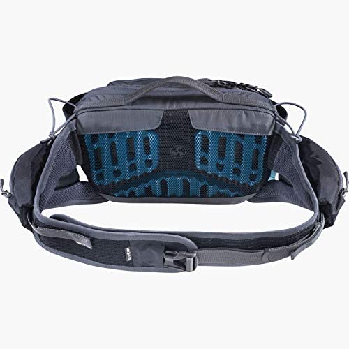 evoc Hip Pack Pro Hydration Waist Pack - Hydro Fanny Pack with 1.5L Bladder for Biking, Hiking, Climbing, Running, Exercising - Black/Carbon Grey