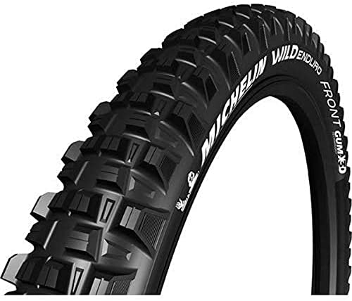 Michelin Wild Enduro Front Mountain Bike Tire for Mixed and Soft Terrain, GUM-X3D Compound, 27.5 x 2.40 inch, Black