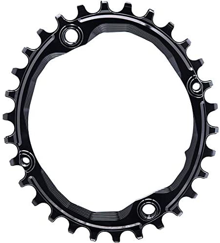 ABSOLUTE BLACK Shimano Oval Traction Chainring Black/96 BCD (M8000 XT), 34t