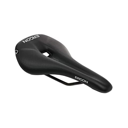 Ergon - SR Comp Ergonomic Comfort Bicycle Saddle | for Road, Race and Gravel Bikes | Mens | Medium/Large | Black