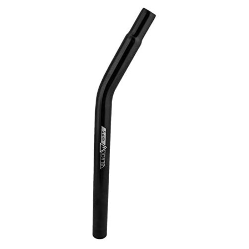 Black Ops Lay-Back BMX Seat Post, 25.4 x 380mm, Black