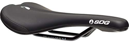 SDG Components Bel-Air V3 Steel Saddle Black/White, 140mm