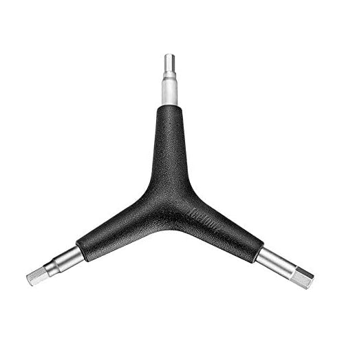 IceToolz Y Allen Wrench (4 x 5 x 6 mm sockets) | Hex Key Wrench | Kraton grip
