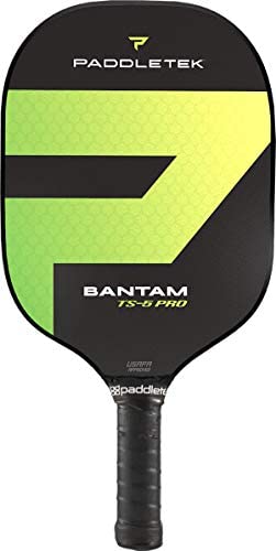 Paddletek Bantam TS-5 Pro Pickleball Paddle | Standard Weight | Standard Grip | Yellow