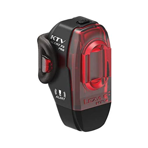 LEZYNE KTV Pro Alert Drive Bicycle Taillight, 75 Lumens LED, USB Rechargeable, Features a Safety Alert Mode, 4 Flash Modes, IPX7 Water Resistant, High Performance Rear Bike Light