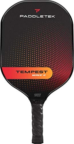 Paddletek Tempest Wave II Pickleball Paddle |Wildfire (Red)