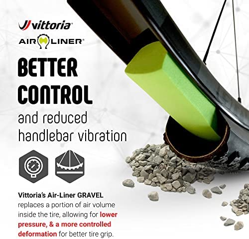 Vittoria Air-Liner Gravel Insert for Tubeless-Ready Bike Tires, Compatible with Any Wheel Size Up to 29", One Size