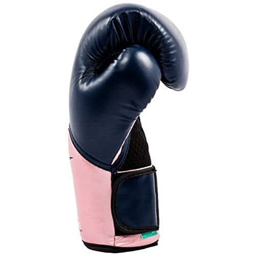 Everlast Elite Pro Style Training Gloves, Pink/Blue, 12 oz