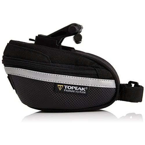 Topeak Wedge Pack II Seat Bag with F25 Fixer and Rain Cover, Small