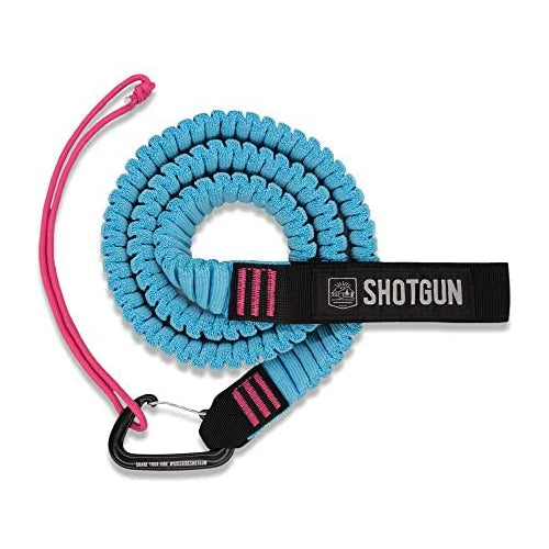 Shotgun Kids MTB Tow Rope - Child Bike Stretch Bungee Cord Pull Behind Attachment | Compatible with All Mountain Bikes | Easier Hill Climbs | Bigger Family Rides | Shock Absorbing | Load Rating 500lb